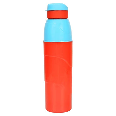 BTfash Water Bottle with Insulated Inner Steel and Outer Plastic | Wide Mouth | 800ml | Set of 1