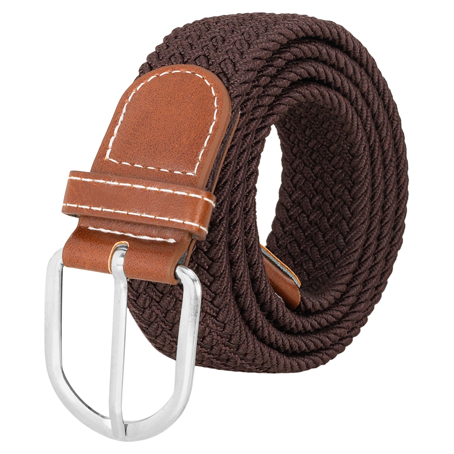 BTfash Stretchable Braided Woven Fabric Belt for Men and Women, Fits on upto 40 inch waist size | Pack of 1 |