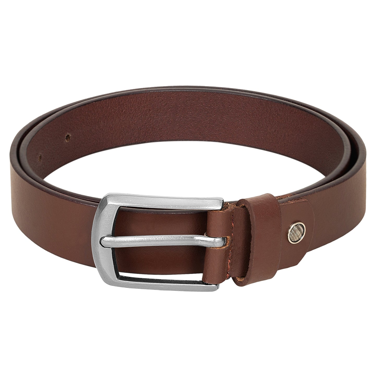 BTfash Top Grain Genuine Leather Belt for Men | Formal & Casual | Adjustable Size | Premium Buckle | Ideal for Jeans, Formal, and Casual Wear | Width 35 MM Brown