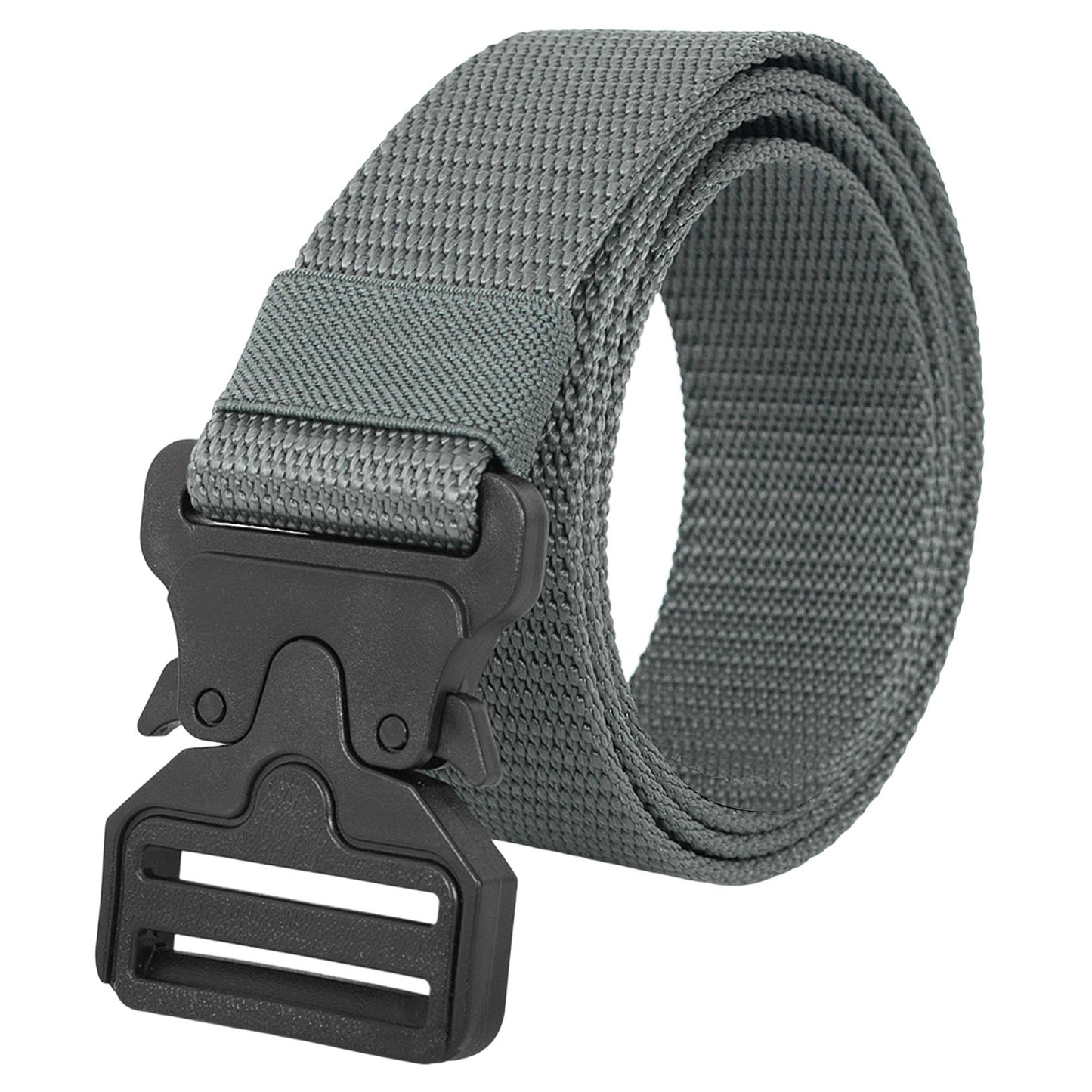 BTfash Men's Synthetic Belt Wide Nylon Military Style Tactical Canvas Waist Belt With Buckle