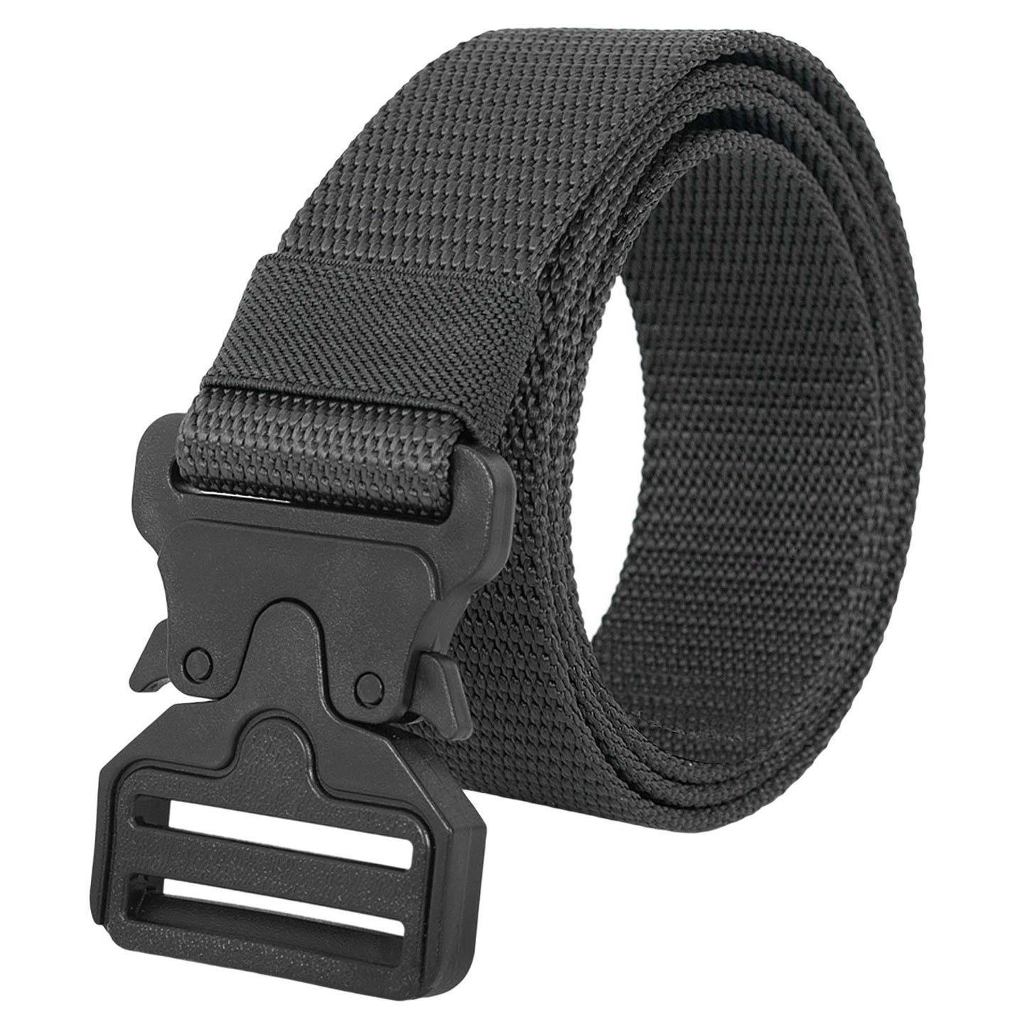 BTfash Men's Synthetic Belt Wide Nylon Military Style Tactical Canvas Waist Belt With Buckle