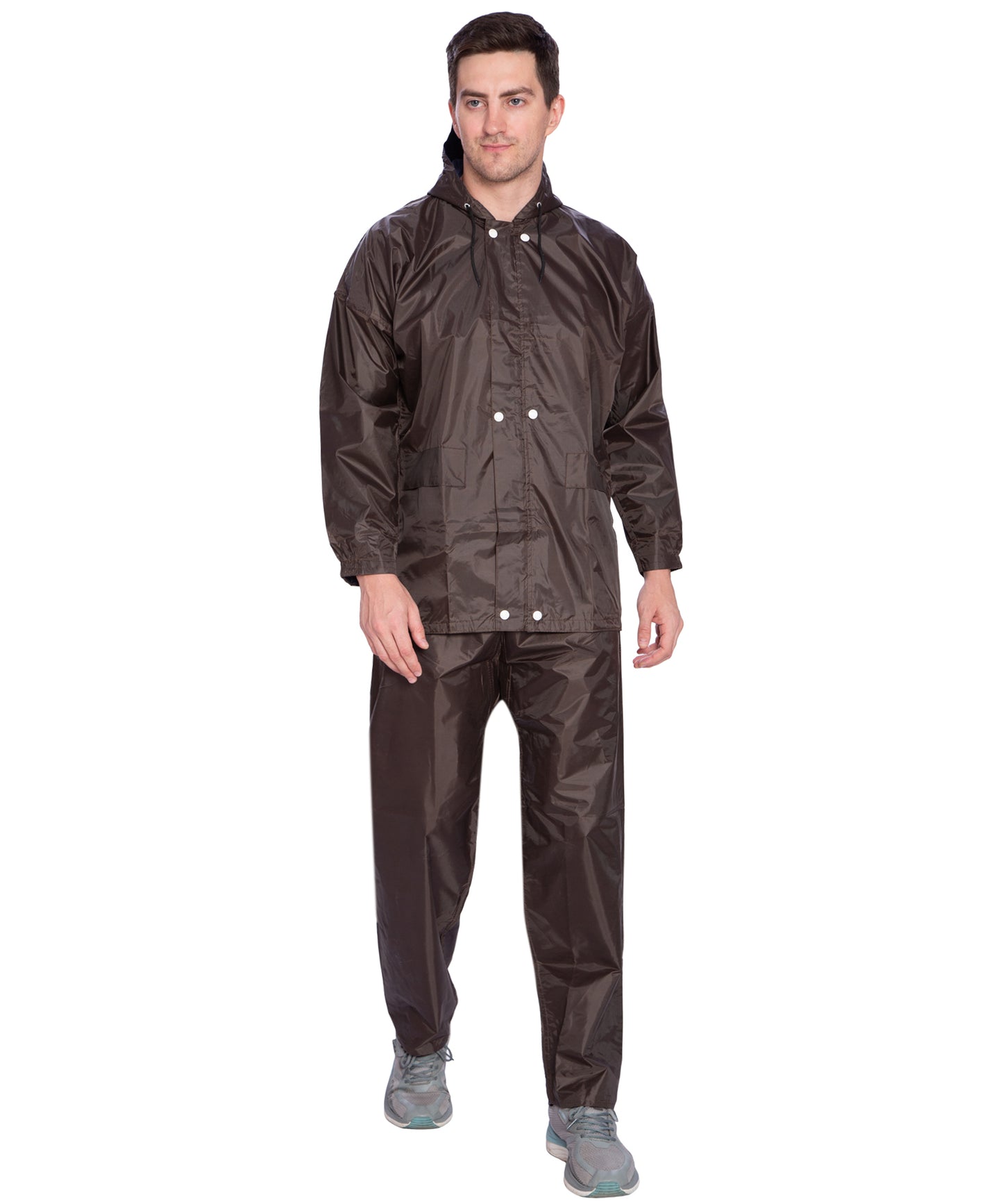 BTfash Men's Lightweight and Waterproof Hood Raincoat With pocket and bag | Solid | Comfortable | Modern
