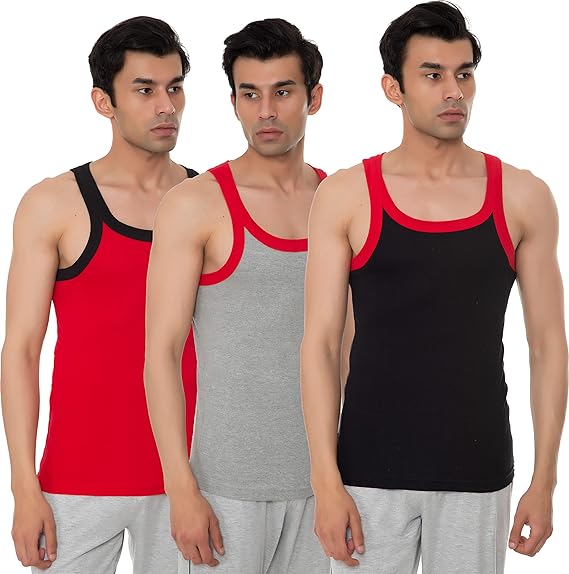 VIP Frenchie Flex Men's Regular Fit Vest - Pack Of 1