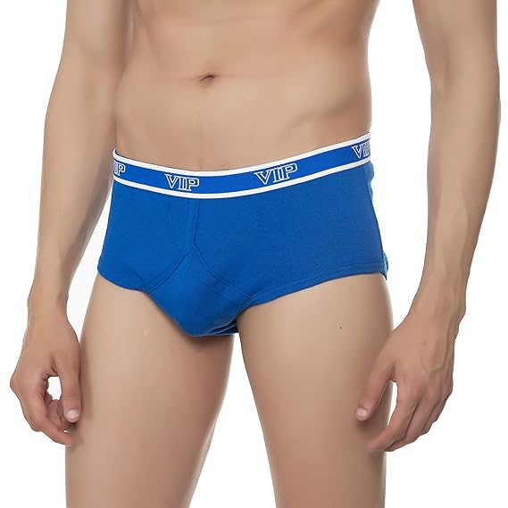 VIP Mens Y Front Cotton Brief Pack of 1 (SPECTOR_ASSORTED)
