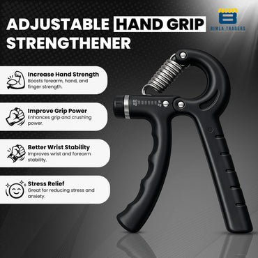 Bimla Traders Advanced Hand Grip Exerciser with Counter – Heavy-Duty 60 KG Forearm & Wrist Strength Trainer