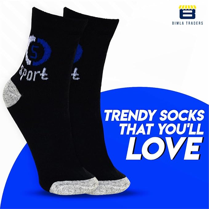 BTfash Solid Ankle Socks for Men & Women, Multicolor, Free Size