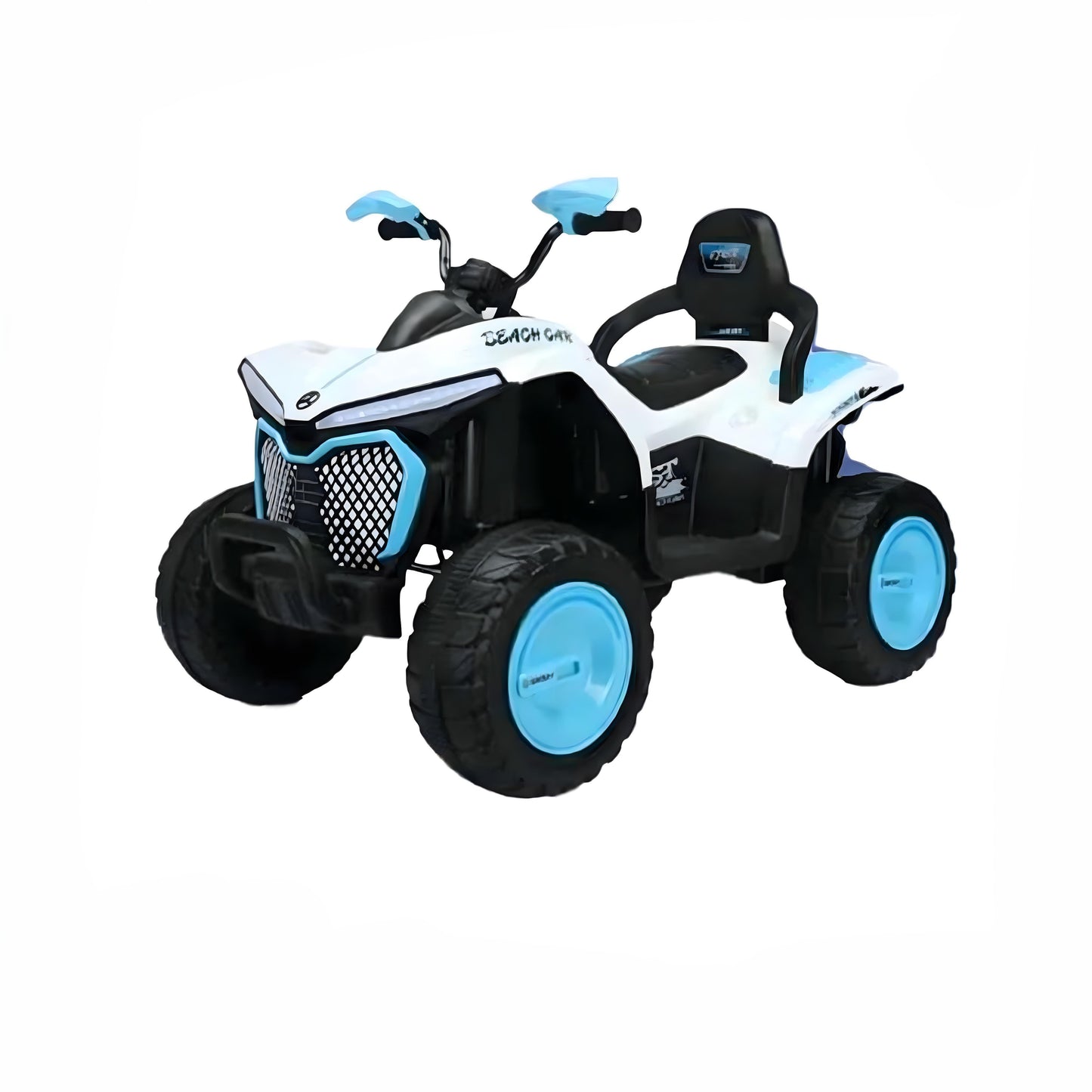 Btag Rechargeable Battery Operated Ride-On Luxury Car for Kids with Remote Control, 12V Battery Powered, Dual Control Mode, Swing Function, Led Lights, with Seat Belts.