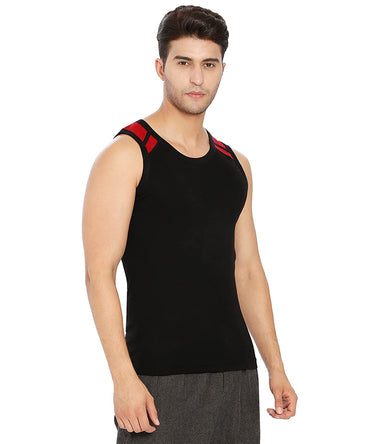 Lux Xylo Cotton Men's Round Neck Sleeveles Vest - Assorted (888)