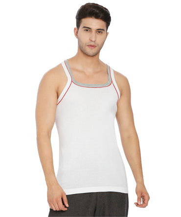 Lux Xylo Cotton Men's Round Neck Sleeveles Vest - Assorted (666)