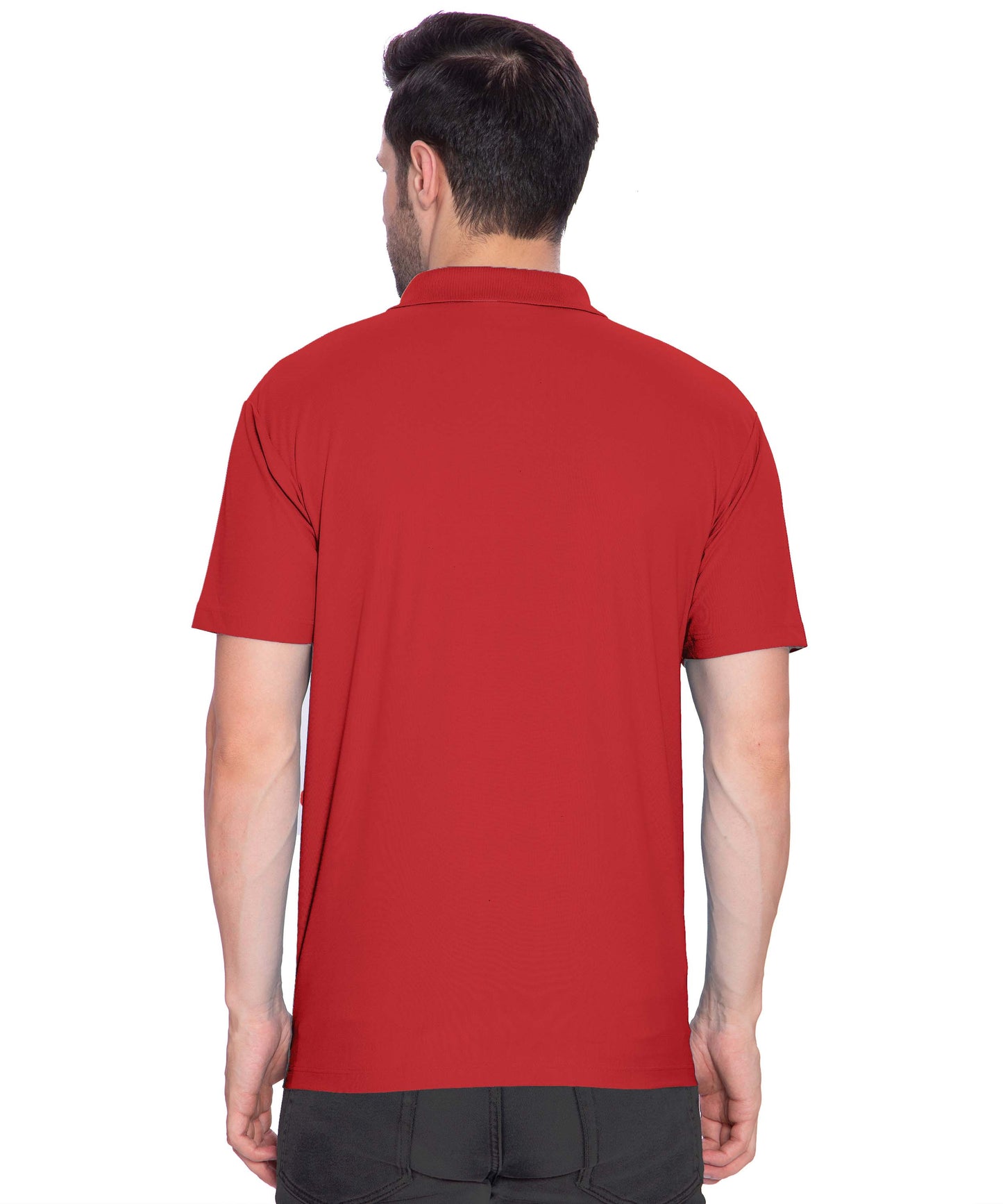 Btag Men's Dri-Fit Polo Neck Half Sleeve Solid Basic T-Shirt | Pack of 1