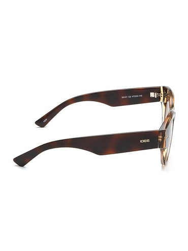 IDEE 100% UV protected sunglasses for women with Brown polycarbonate frame | Size - Small with Brown colored lens