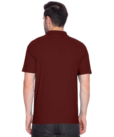 Men's Dri-Fit Polo Neck Half Sleeve Solid Basic T-Shirt for men