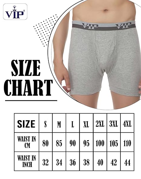 VIP Ultra Men's 100% Ribbed Cotton Long Underwear - Pack of 1 (Assorted)