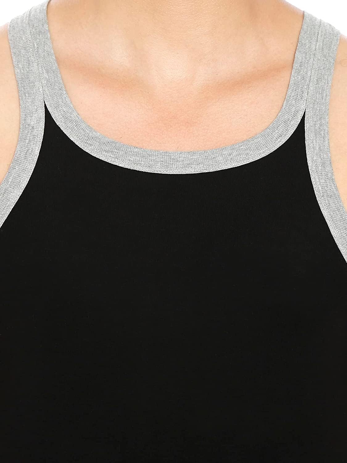 Lux Xylo Cotton Men's Round Neck Sleeveles Vest - Assorted (333)