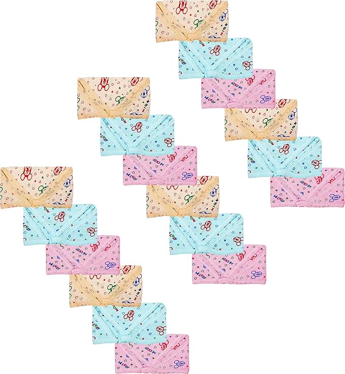 BTfash Baby 100% Cotton Waterproof Washable and Reusable Towel Nappies with inside plastic lining