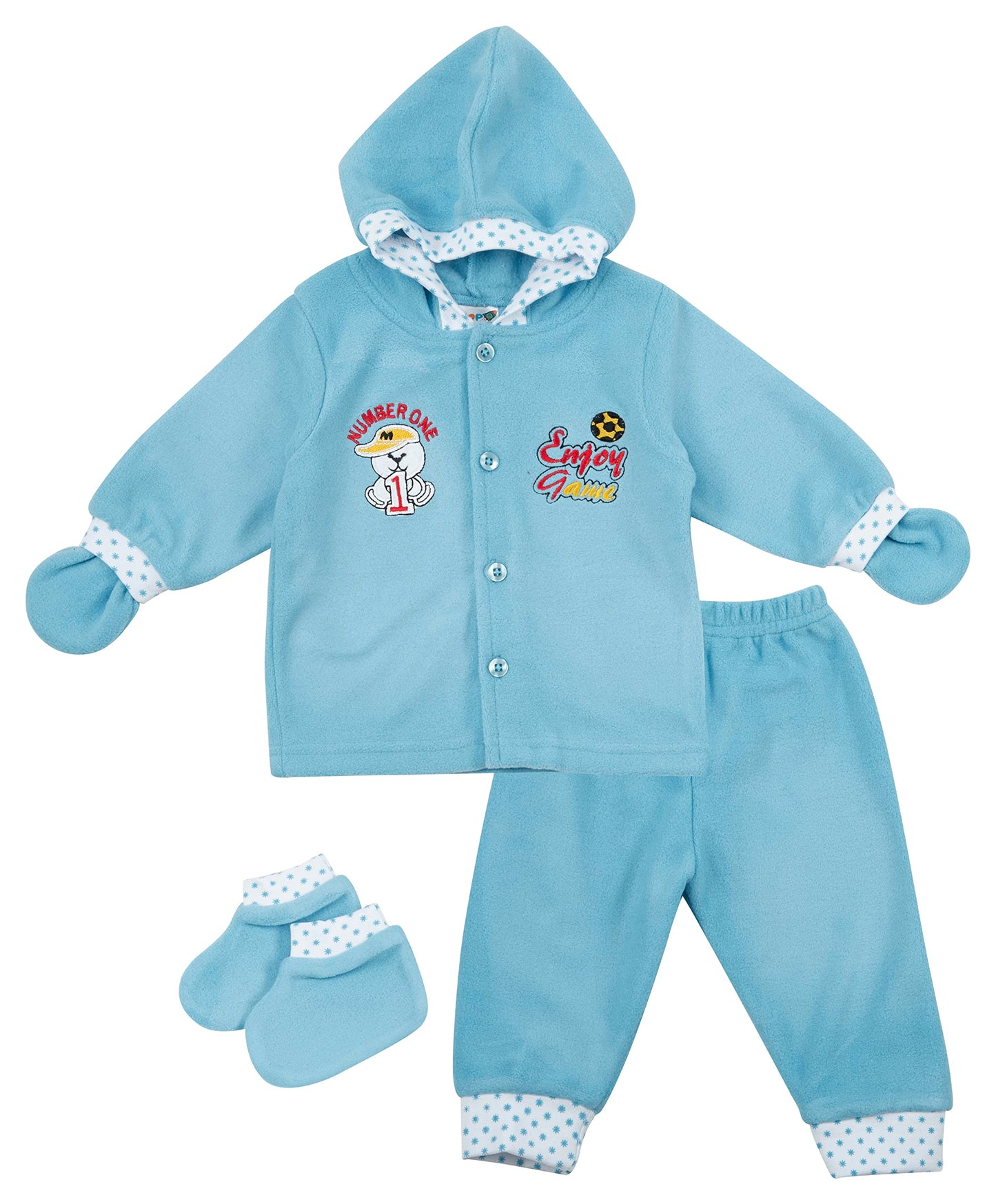 TOP GEAR Men's Cotton Cartoon Hoddie and Pajama Suit
