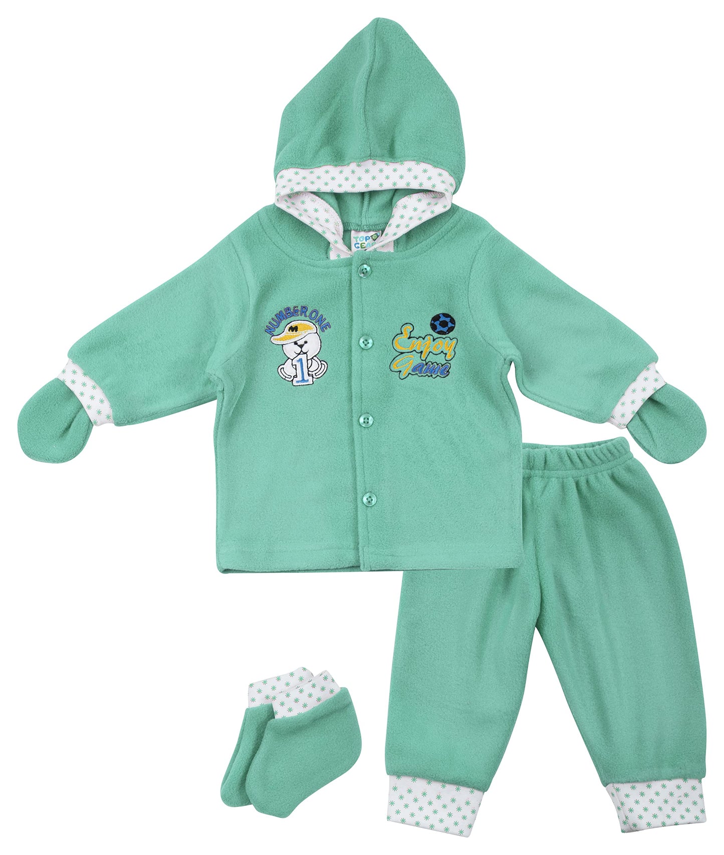 TOP GEAR Men's Cotton Cartoon Hoddie and Pajama Suit