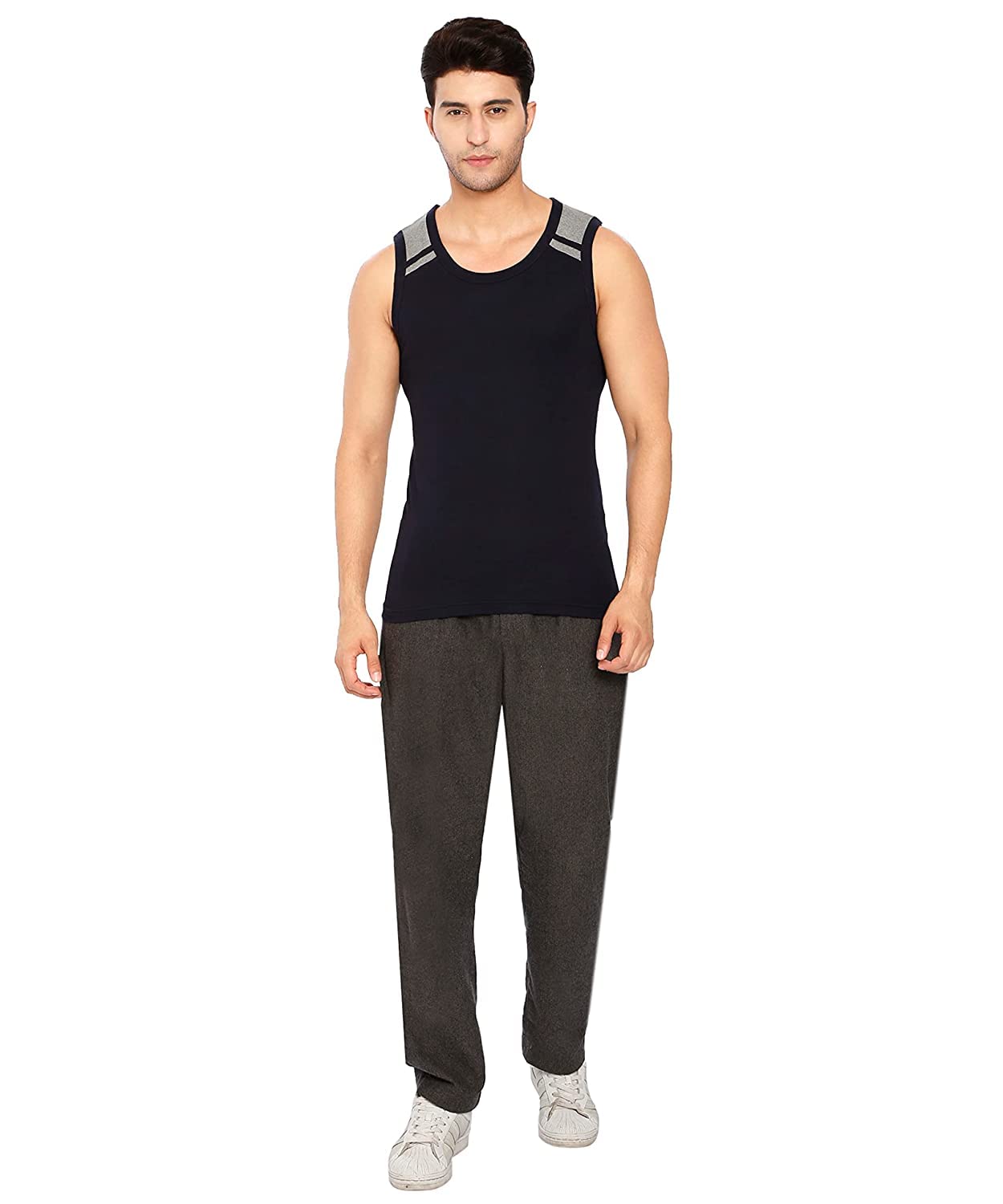 Lux Xylo Cotton Men's Round Neck Sleeveles Vest - Assorted (888)