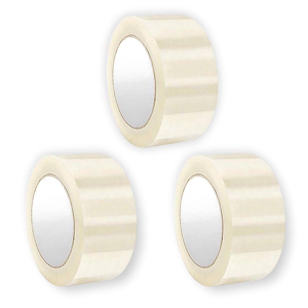 CRAE Brown Packaging Cello Tape For Office, Home and E-Commerce Packing | 100M |