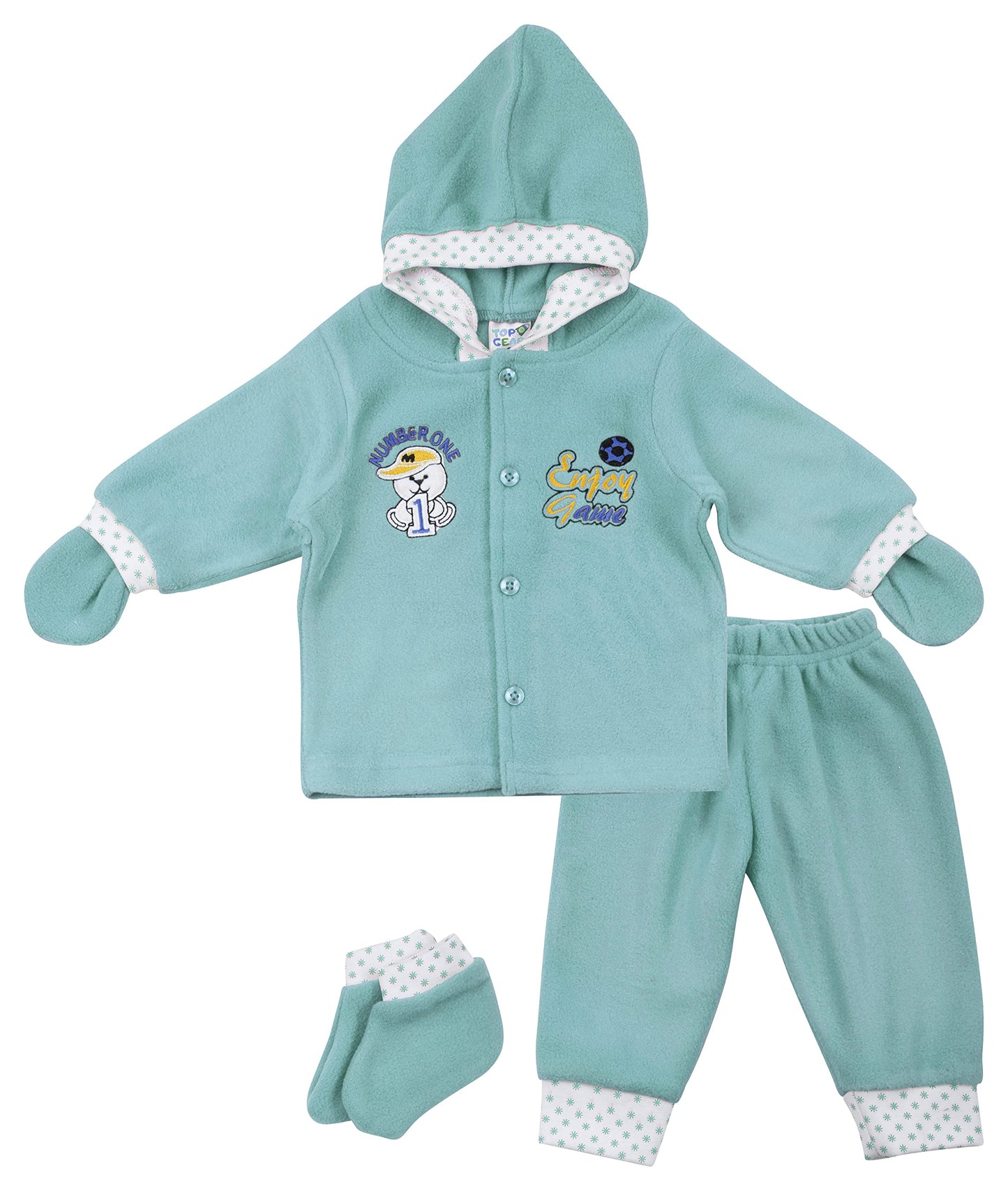 TOP GEAR Men's Cotton Cartoon Hoddie and Pajama Suit
