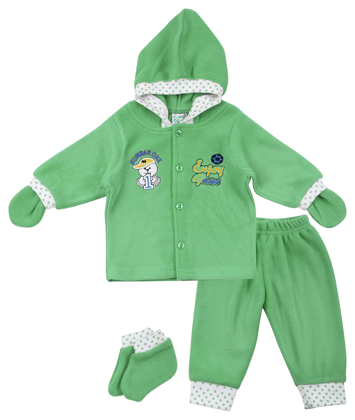 TOP GEAR Men's Cotton Cartoon Hoddie and Pajama Suit