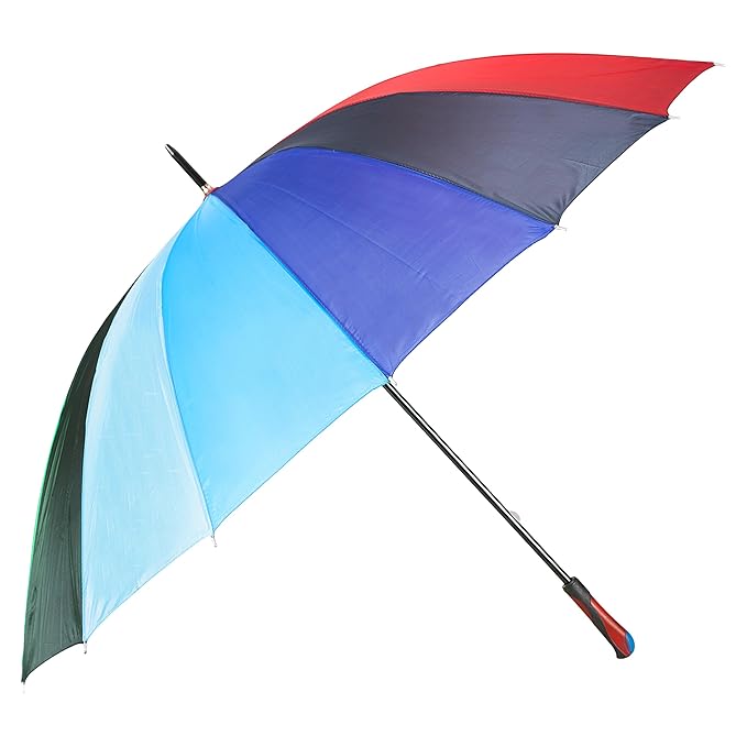 Bimla Traders Wooden Big size Auto Open Umbrella for Men Women & Kids | UV Protection, Waterproof, Rain, Sunlight Protection | Pack of 1