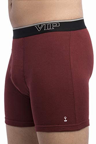 VIP Men's Regal Collection 100% Cotton 1x1 Rib Trunk Pack of 1 (1300_White_Assorted)