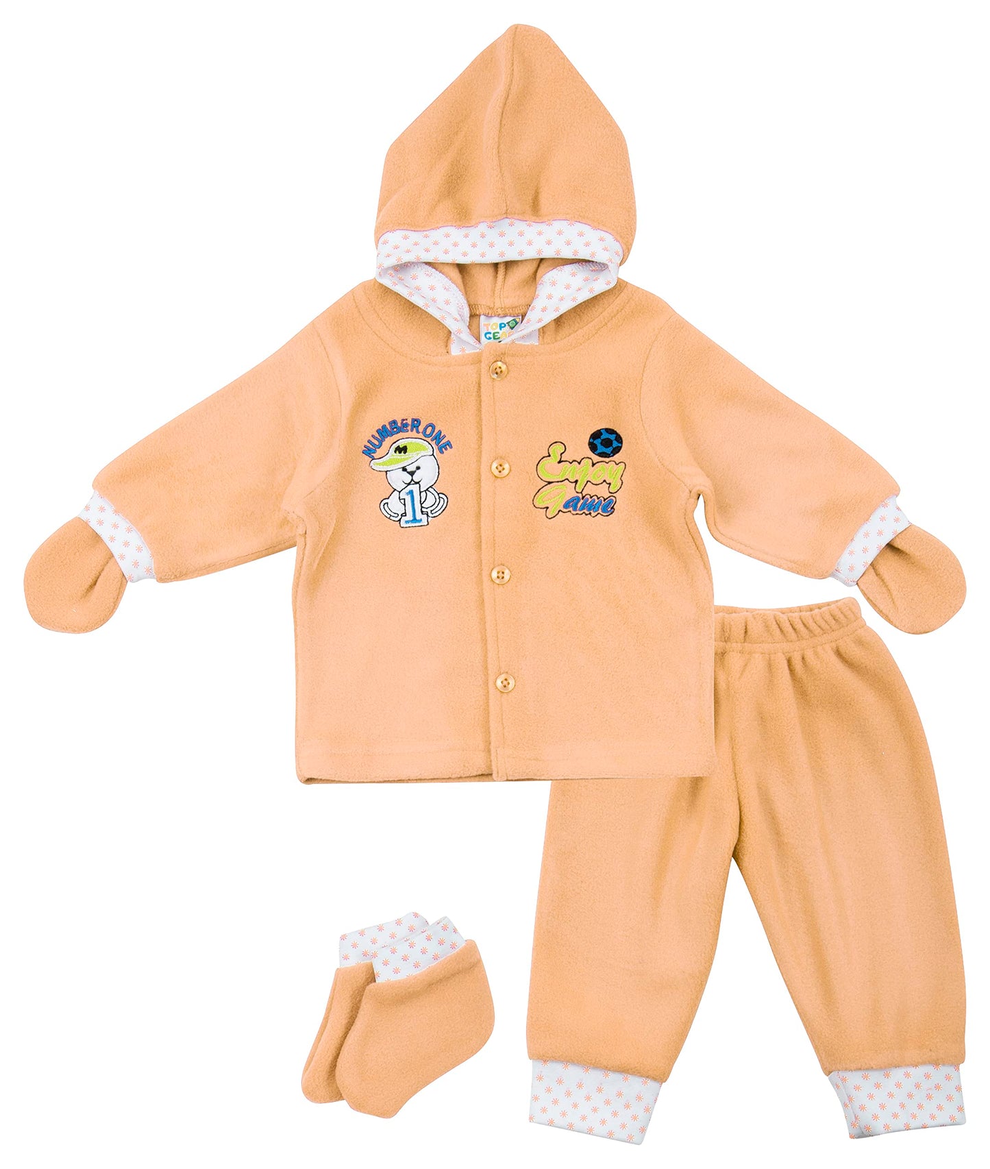 TOP GEAR Men's Cotton Cartoon Hoddie and Pajama Suit