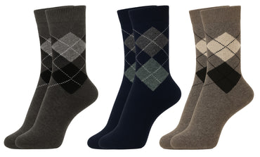 Btag Men’s Warm Woolen Fur Socks | Ultra-Soft, Thick & Cozy Winter Wear | Breathable & Heat-Retaining | Best for Travel & Outdoor Use | Thermal Comfort Socks for Extreme Cold (Assorted_Free Size_PO3)