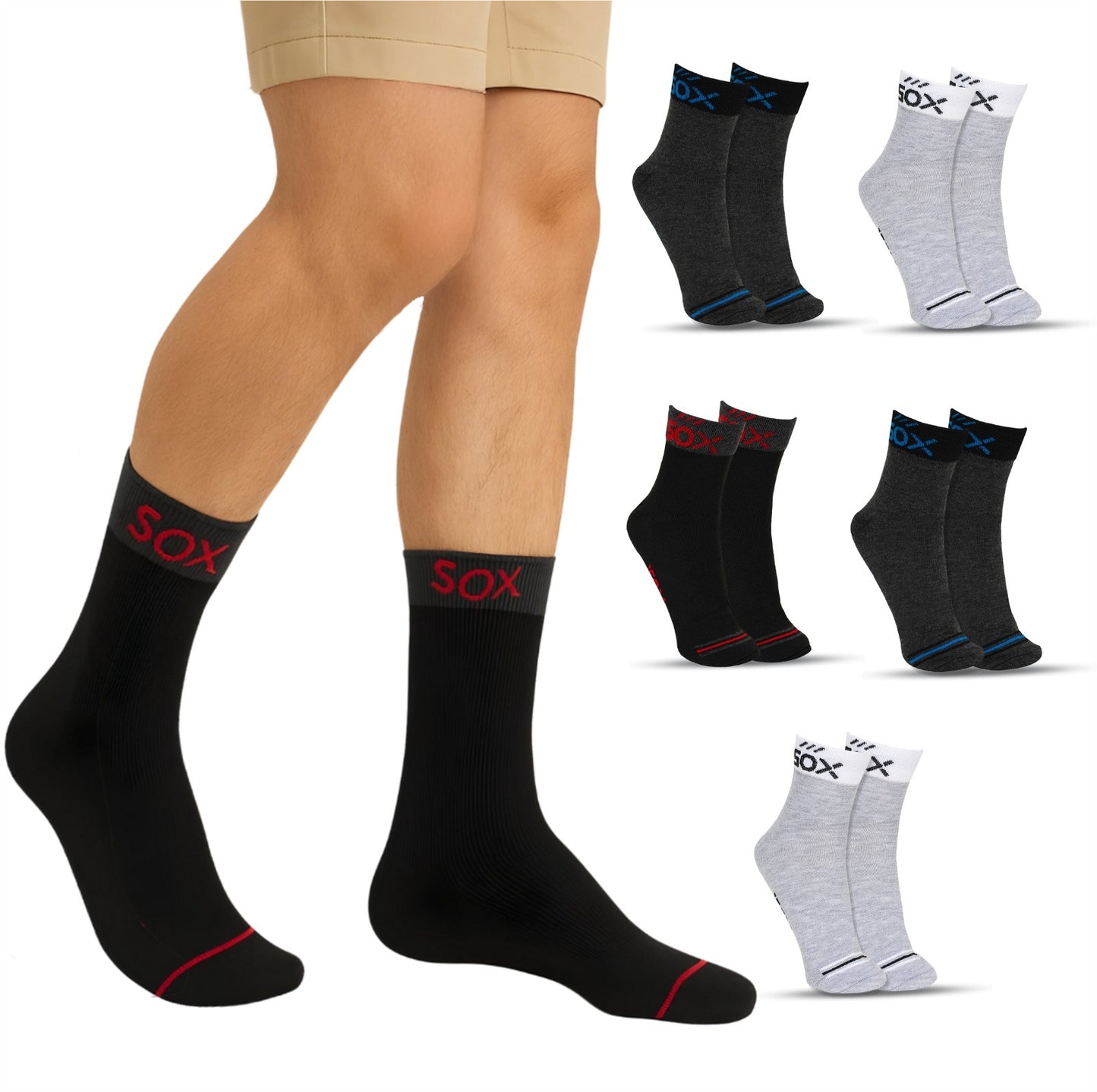 BTfash Solid Ankle Socks for Men & Women, Multicolor, Free Size