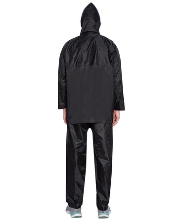 Bimla Traders Men's Lightweight and Waterproof Hood Raincoat With pocket and bag | Solid | Comfortable | Modern