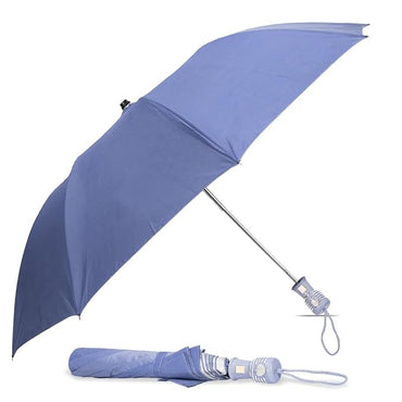 Btag Round Handle 2 Fold Small size Portable Auto Open Umbrella for Men Women & Kids | UV Protection, Waterproof, Rain