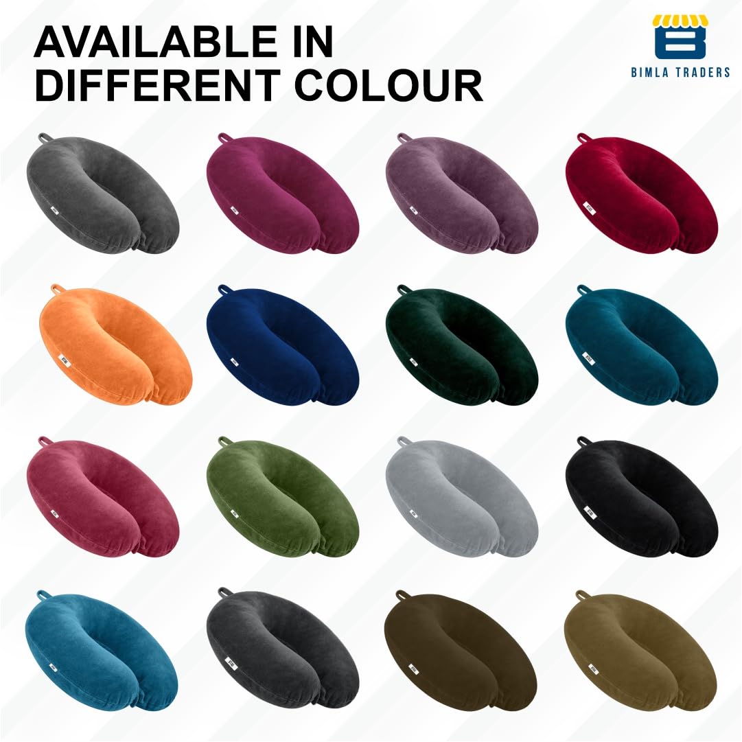 Bimla Traders Soft Fibre Filled Neck Pillow