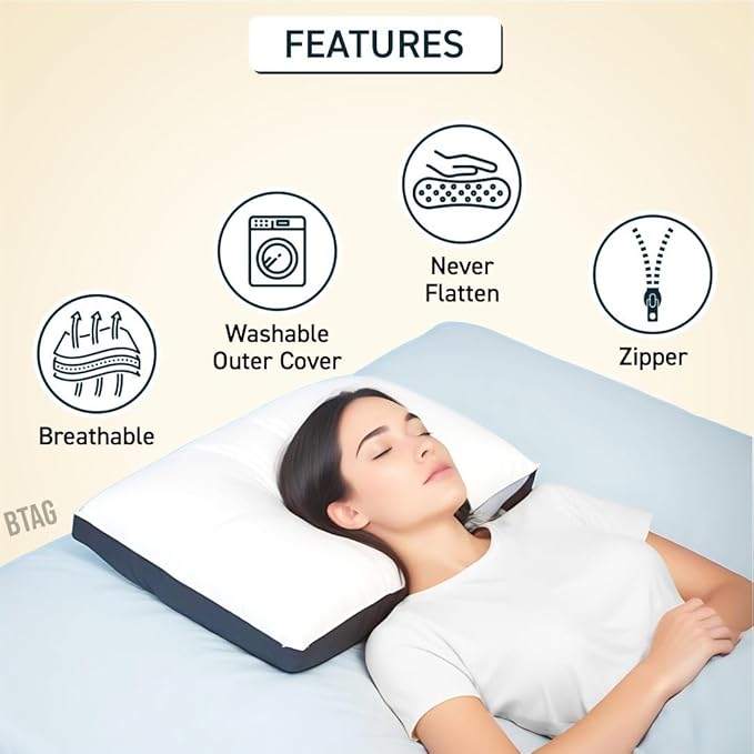 Btag Orthopedic Memory Foam Pillow | Cervical Pillow
