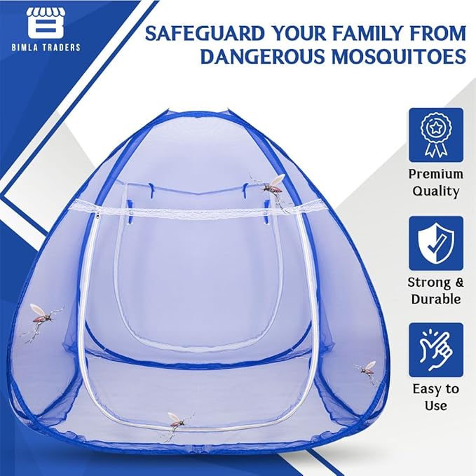 Btag 100% Polyester Mosquito Net – Premium Insect Protection, Strong, Portable & Durable