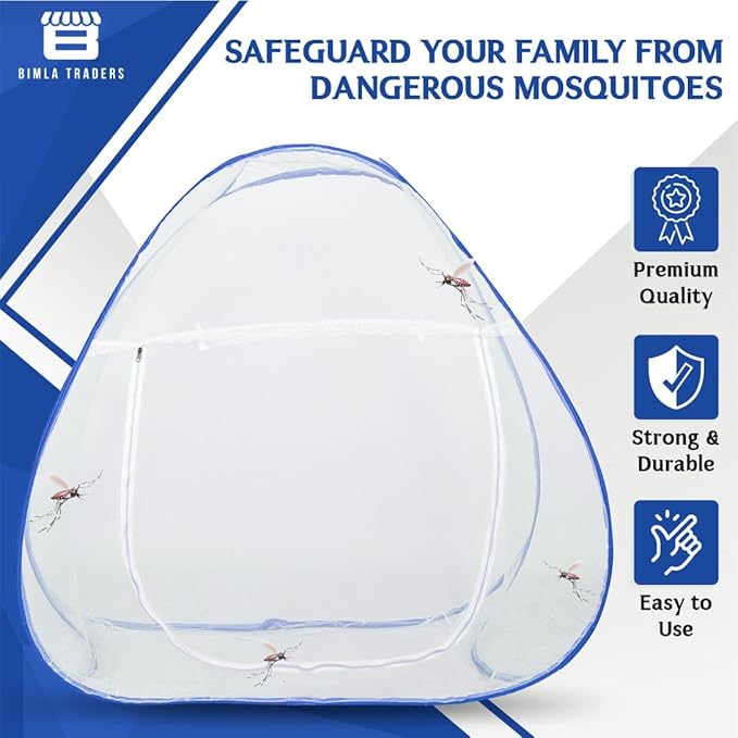 Btag 100% Polyester Mosquito Net – Premium Insect Protection, Strong, Portable & Durable