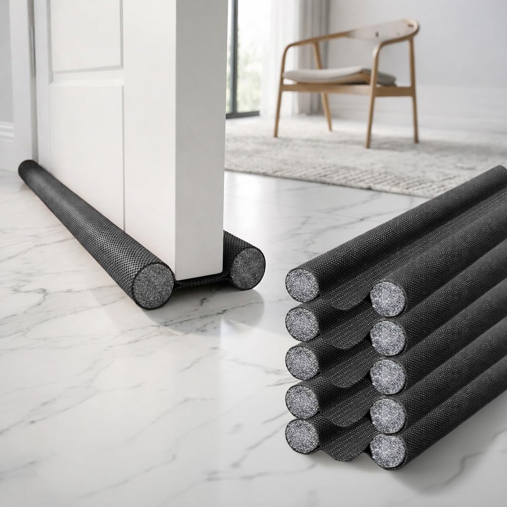 Bimla Traders PVC Door Draft Stopper for Home | Under Door Noise Dust Guard | Cold/Heat Insulation Strip | Gap Sealer for Doors & Windows | Easy Installation.
