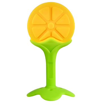 Baby Tree and Fruits Shape Teether Teething | Natural Organic Freezer Safe for Newborn Infant, Babies | Silicone BPA Free | Gum Pain Relief 3D Soother Set