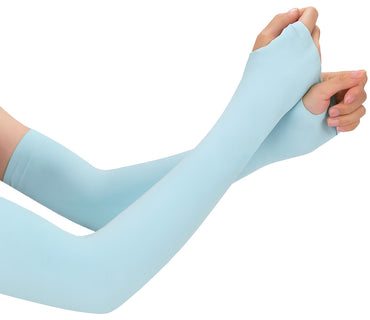 Premium Breathability and Stretchy Unisex Arm Sleeve | Cover with Thumb Hole | Golfing and Outdoor Sports | UV Protection |Solid Arm Sleevs | Cycling,Bike Riding, Running (Pack of 1)