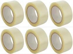 BTfash Packaging Transparent Cello Tape For Office, Home and E-Commerce Packing | 1INCH Diameter | 65 Meter