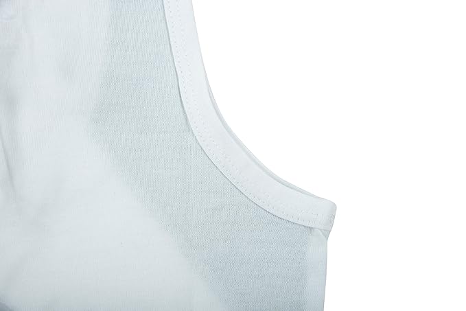 Dowin Sleeveless Printed Cotton Vest for Kids Boys (Pack of 6)