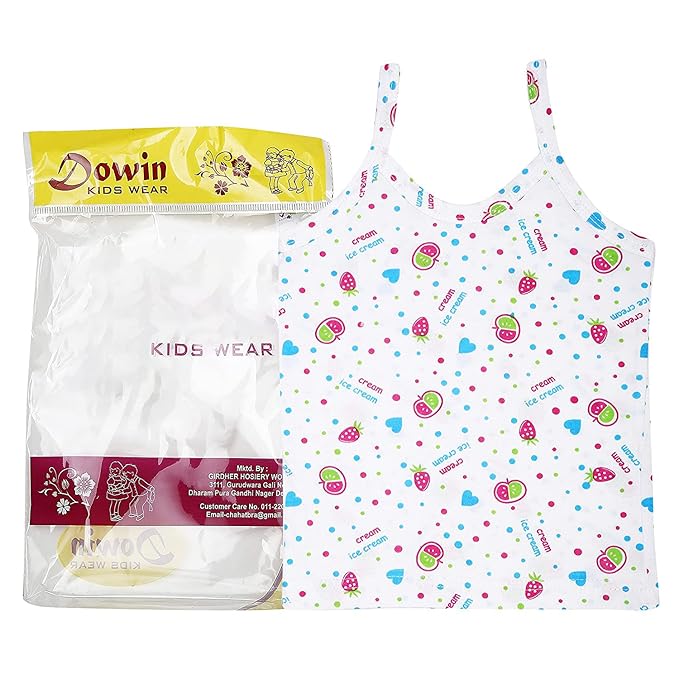 Dowin Girl's Cotton Slip (Pack of 6)