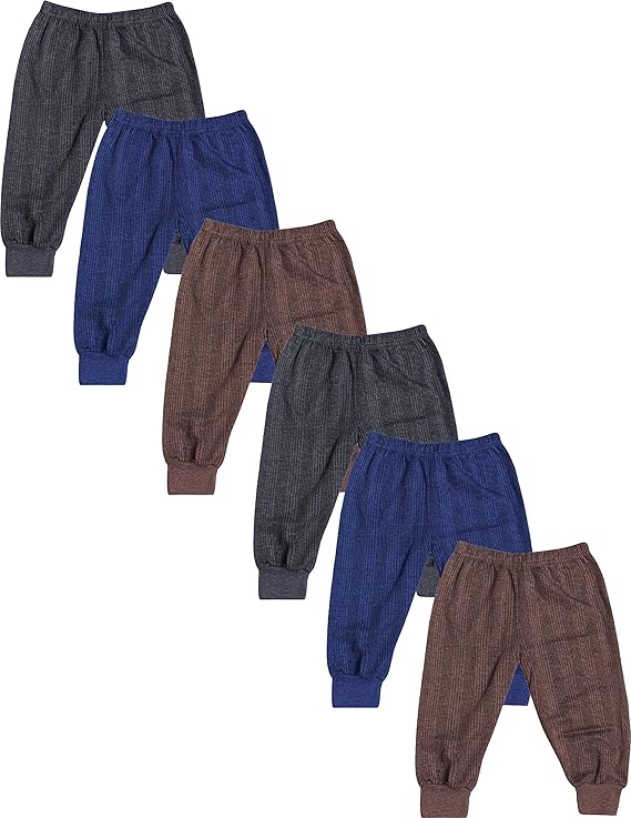 Dowin Unisex- Baby Cotton Solid Pajama Bottom (Pack of 6)