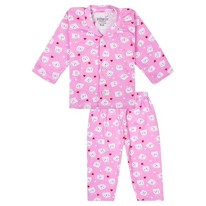 Dowin Soft Lightweight Thermal Baby Suit for Winters| Baby Boys & Girls Thermal Set