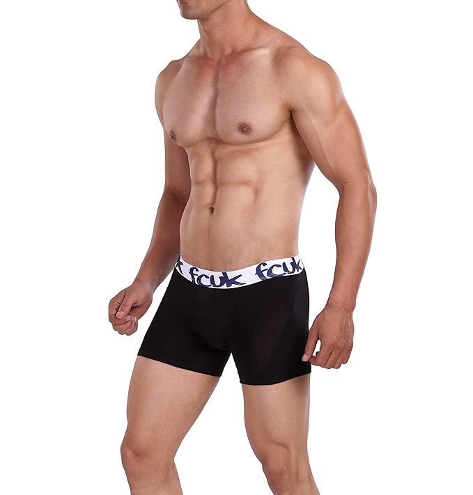 FCUK Mens Solid Trunks
