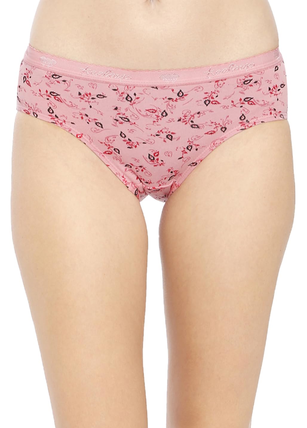 VIP Feelings Amelie Women's Cotton Outer Elastic Hipster Panty(Pack of 3) Printed