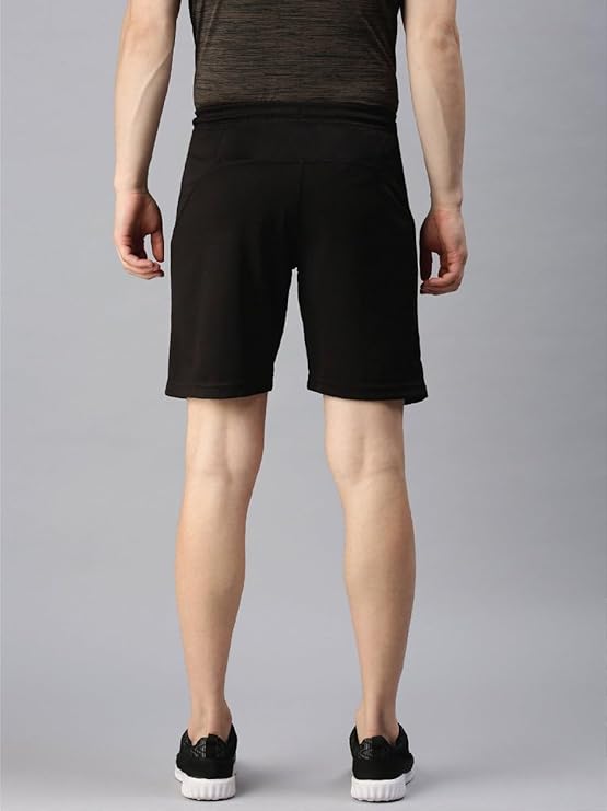 Genx Men’s Gym & Workout Dry Fit Shorts - Sweat-Wicking, Bio-Wash Fabric, Dual Zipper Pockets