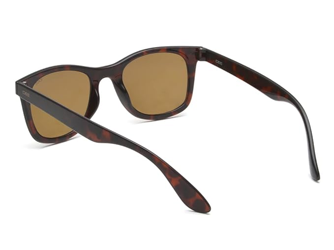 IDEE 100% UV protected sunglasses for Men | Size- Medium | Shape- Wayfarer | Model- IDSO204C3SG (Brown)