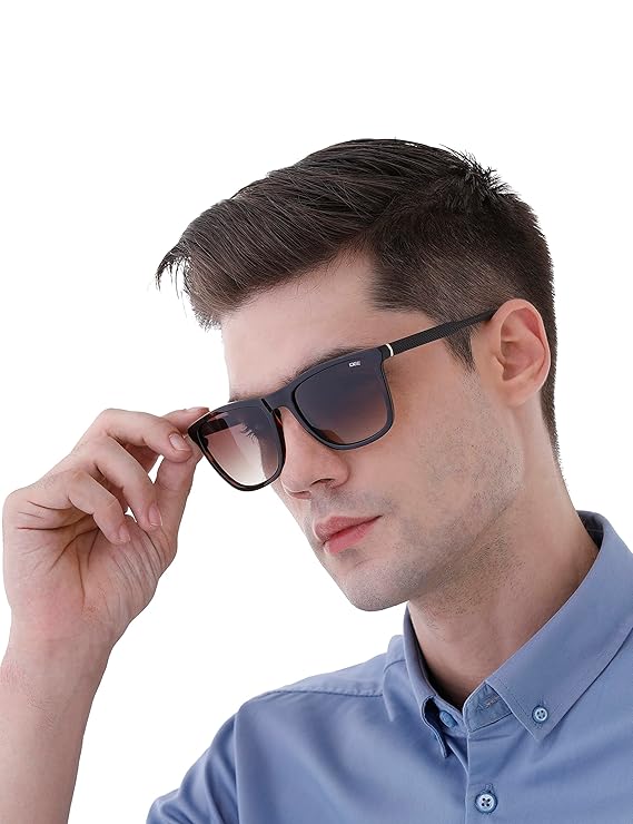 IDEE 100% UV protected sunglasses for Men | Size- Large | Shape- Rectangular | Model- IDSO212C1SG