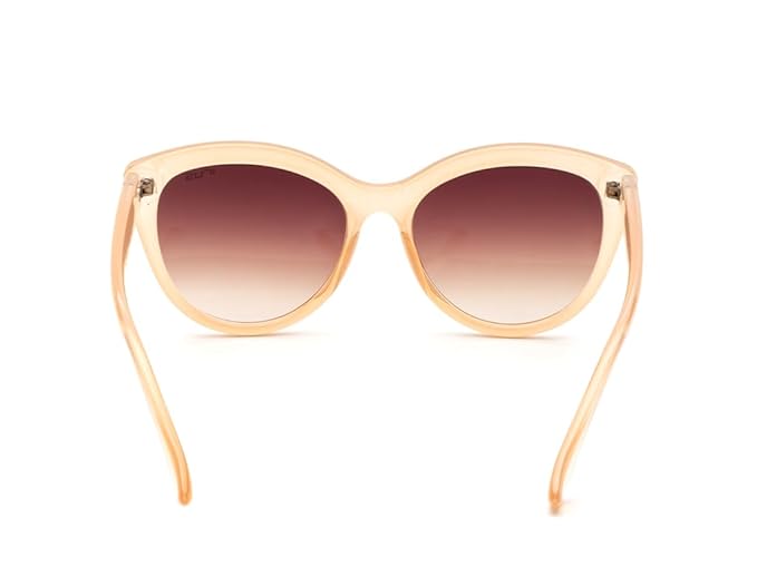 IRUS Uv Protected Sunglasses For Women | Size- Medium | Shape- Cat Eye | Model- Irs1207C4Sg, Beige